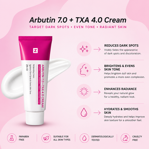 Arbutin 7% + Tranexamic Acid 4% Cream